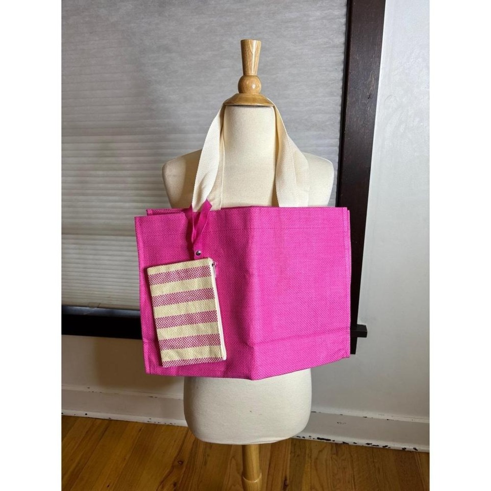 Pink Mother's‎ Day Tote Bag and Wallet Set